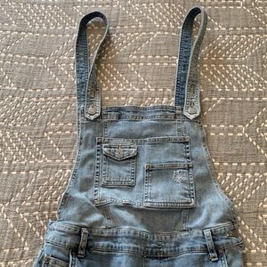 FREE PEOPLE denim overalls